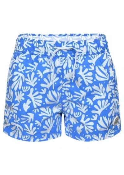 Badawii Boy Shorts Deep Blue Corals