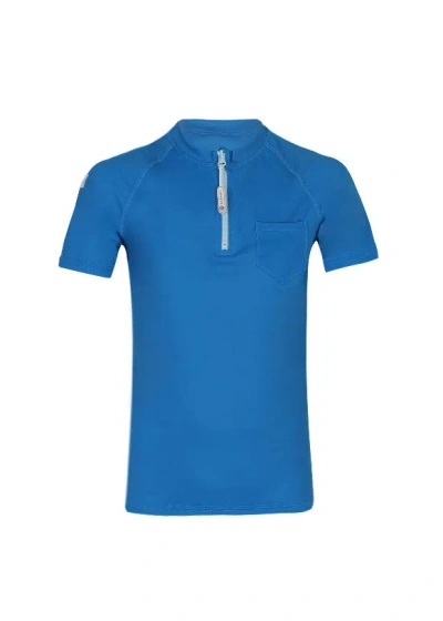 Badawii Boy Uv Tee Short Sleeve Mediterranean Blue