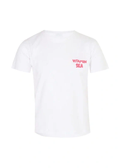 Badawii Kids T-shirt Vitamin Sea Blue In White