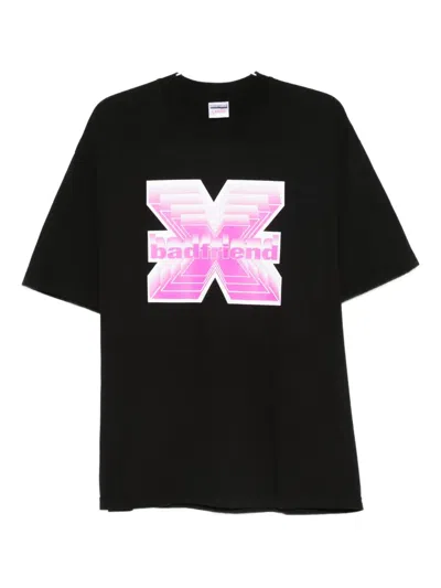 Badfriend Graphic-print T-shirt In Black
