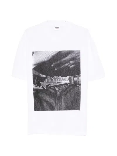 Badfriend Graphic-print T-shirt In White
