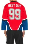 Badfriend Hockey Jersey In Red