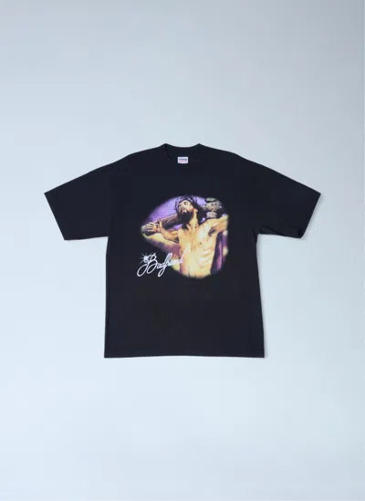 Badfriend Jesus Motif T-shirt In Black
