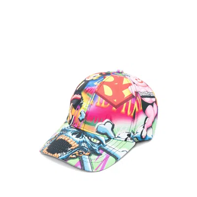 Badfriend Printed Cap In Multi