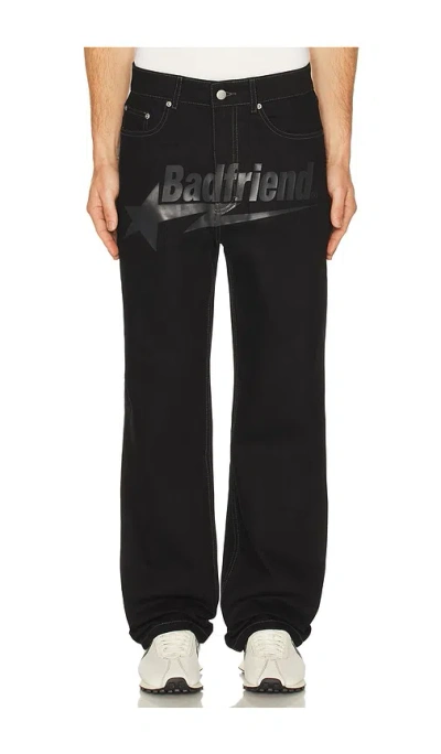 Badfriend Star Pant In Black