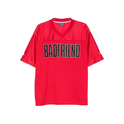 Badfriend V-neck T-shirt In Red