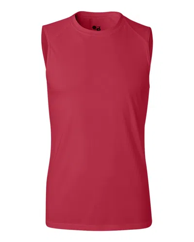 Badger B-core Sleeveless T-shirt In Red
