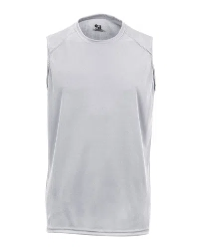 Badger B-core Sleeveless T-shirt In Silver