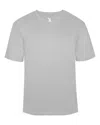 Badger B-core V-neck T-shirt In Silver