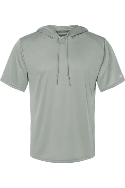Badger B-core Hooded T-shirt In Green