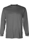 Badger B-core Long Sleeve T-shirt In Gray