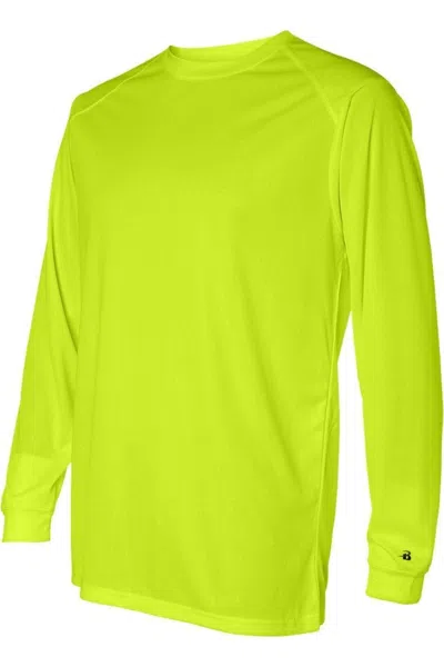 Badger B-core Long Sleeve T-shirt In Green