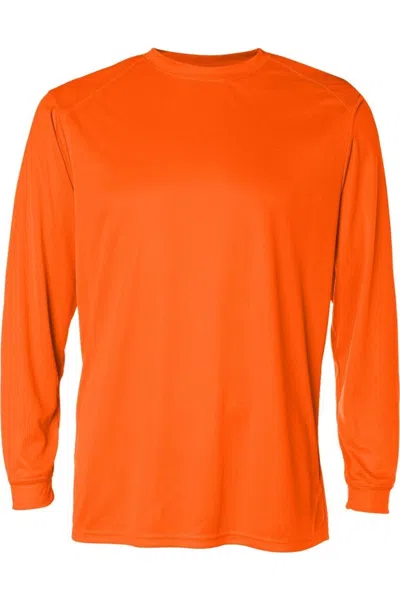 Badger B-core Long Sleeve T-shirt In Orange