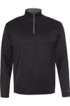 Badger B-core Quarter-zip Pullover In Black