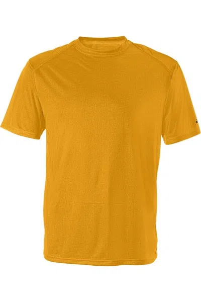Badger B-core Sport Shoulders T-shirt In Yellow