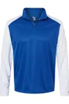 Badger Breakout Quarter-zip Pullover In Blue