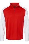 Badger Breakout Quarter-zip Pullover In Red