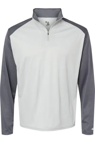 Badger Breakout Quarter-zip Pullover In White
