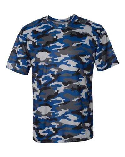 Badger Camo T-shirt In Blue
