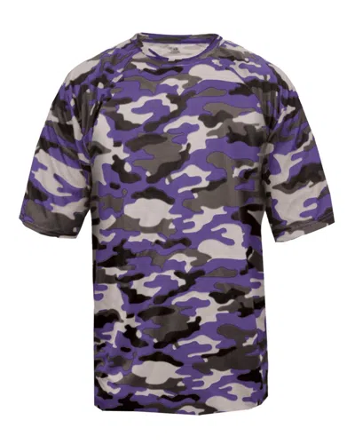 Badger Camo T-shirt In Purple
