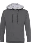 Badger Fitflex French Terry Hooded Sweatshirt In Pink