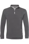 Badger Fitflex French Terry Quarter-zip Sweatshirt In Pink