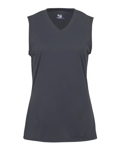 Badger Girls' B-core Sleeveless T-shirt In Pink