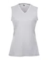 Badger Girls' B-core Sleeveless T-shirt In Silver