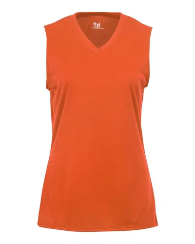 Badger Girls' B-core Sleeveless T-shirt In Yellow