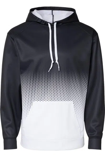 Badger Hex 2.0 Hooded Sweatshirt In Black
