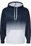 Badger Hex 2.0 Hooded Sweatshirt In Blue