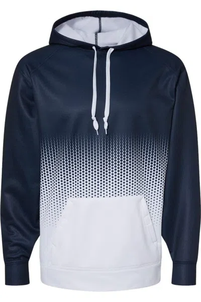 Badger Hex 2.0 Hooded Sweatshirt In Blue