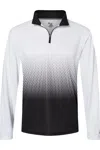 Badger Hex 2.0 Quarter Zip Pullover In Black