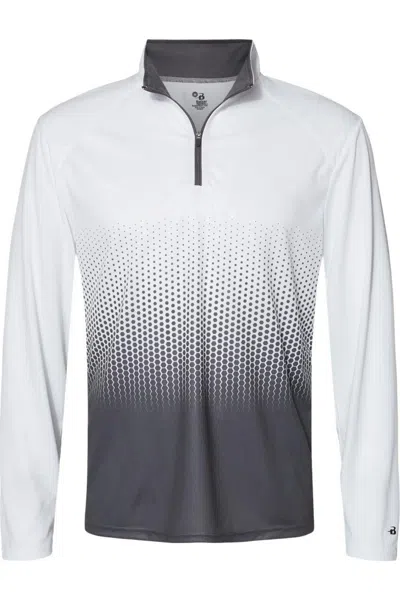 Badger Hex 2.0 Quarter Zip Pullover In Pink