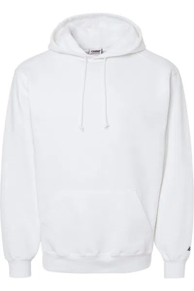 Badger Hooded Sweatshirt In White