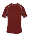 Badger Hook Digital T-shirt In Red