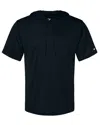 Badger Men's B-core Hooded T-shirt In Black