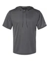 Badger Men's B-core Hooded T-shirt In Pink