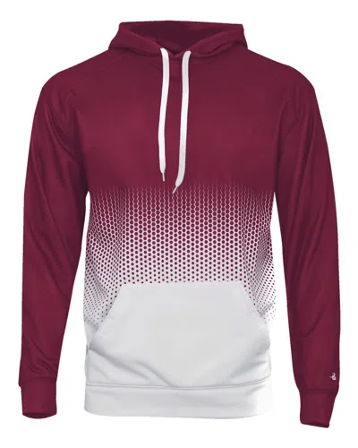 Badger Men's Hex 2.0 Hooded Sweatshirt In Multi