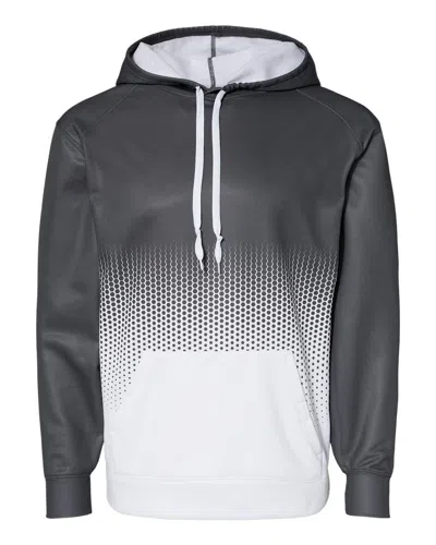 Badger Men's Hex 2.0 Hooded Sweatshirt In Pink