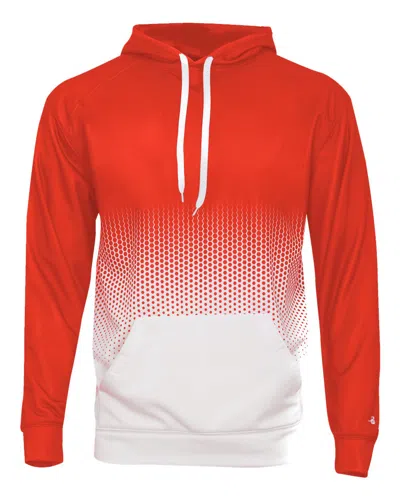 Badger Men's Hex 2.0 Hooded Sweatshirt In Yellow
