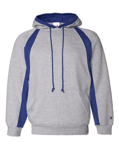 Badger Men's Hook Hooded Sweatshirt In Gray