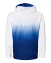 Badger Men's Ombre Hooded Sweatshirt In Blue