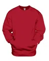 Badger Men's Pocket Sweatshirt In Red