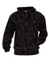 Badger Men's Tie-dyed Triblend Hooded Sweatshirt