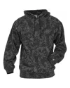 Badger Men's Tie-dyed Triblend Hooded Sweatshirt In Multi