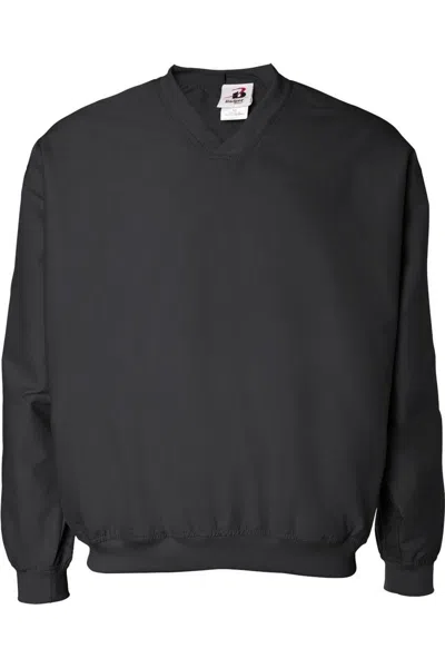 Badger Microfiber Windshirt In Black