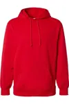 Badger Performance Fleece Hooded Sweatshirt In Red