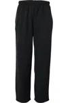 Badger Performance Fleece Open-bottom Sweatpants In Black