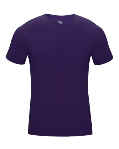 Badger Pro-compression T-shirt In Purple